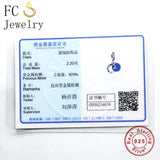 925 Sterling Silver Enamel Moon Star Dangle Bead Charms Bracelet