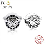 925 Silver Death Is Necessary Power Symbol Bead for Bracelet