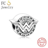 925 Silver Death Is Necessary Power Symbol Bead for Bracelet