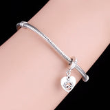 925 Silver Infinity Symbol Bead for Women Bracelet