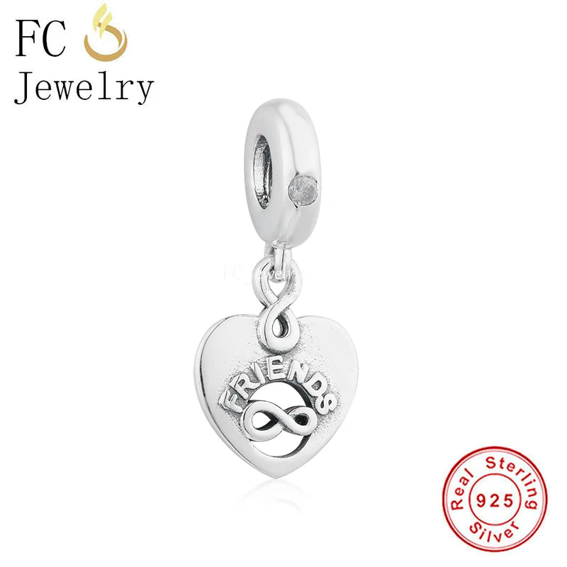 925 Silver Infinity Symbol Bead for Women Bracelet