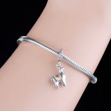 925 Silver Alpaca Lama Bead for Pan Bracelet