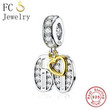 925 Silver Heart Love Birthday Charm Bracelet