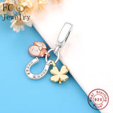 925 Sterling Silver Charm Bracelet DIY Berloque