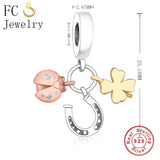 925 Sterling Silver Charm Bracelet DIY Berloque