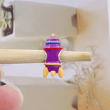 925 Silver Astronaut Rocket Bead for Pan Charms Bracelet