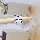 925 Silver Sweet Enamel Panda Bead Bracelet Charms
