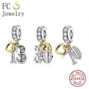 70th Birthday Charms Bracelet Women Jewelry Making Berlo