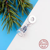 925 Silver Enamel Hong Kong Castle Building Bead for Bracelet
