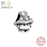 925 Silver CZ Paint Tray Palette Brush Charm Bracelet for Women