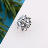 925 Silver Cancer Heart Virus Bead for Bracelet
