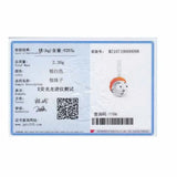 925 Silver Cartoon Brown Enamel Hair Expression Man Bead