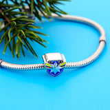 925 Silver Hero Logo Charms Bracelet Bead for Women