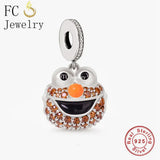 925 Silver Frog Bead Charm for Bracelet DIY
