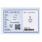 925 Silver Castle Rainbow Zircon Heart Bracelet Charm