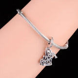 925 Silver Fairy Castle Charms Bracelet for Women