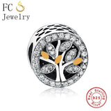925 Silver Interlinked Circles CZ Beads Bracelet DIY