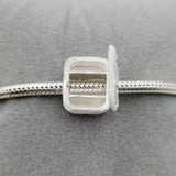 925 Sterling Silver Bear Charm Bracelet for Women