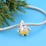 925 Sterling Silver Star Character Charm Bracelet Bead