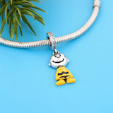 925 Sterling Silver Cartoon Boy Bead for Bracelet