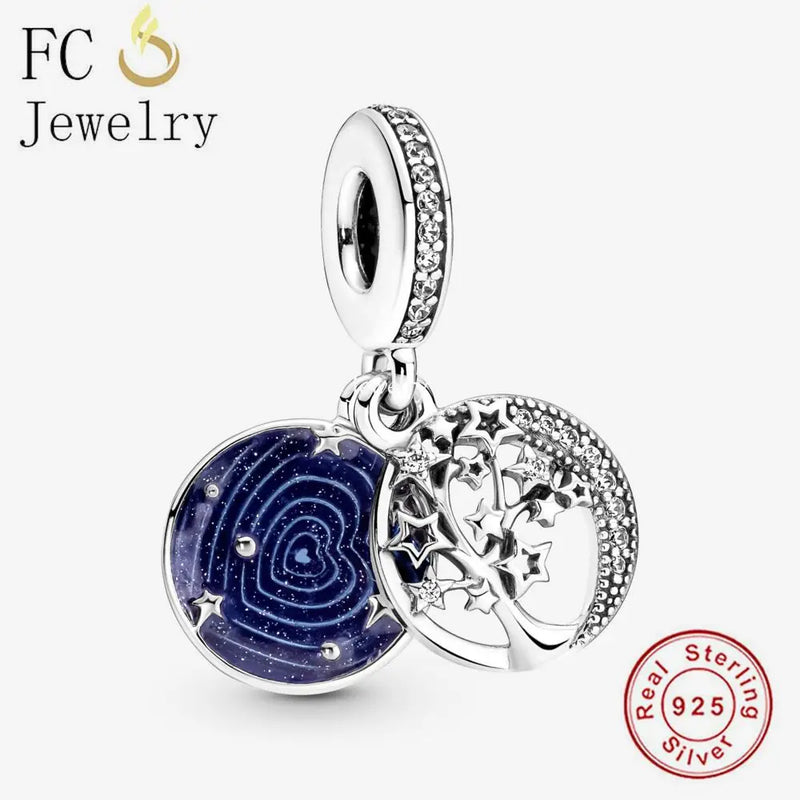 925 Sterling Silver Astronaut Bead for Bracelet Making