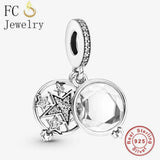 925 Sterling Silver Astronaut Bead for Bracelet Making