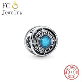 925 Sterling Silver Hero Green Enamel People Bead For Women Berloque Arrival