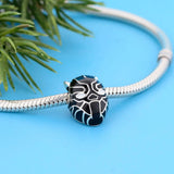925 Sterling Silver Hero Face Bead for Bracelet Making