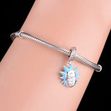925 Sterling Silver Pan Charms Bracelet Nobody Exists Purpose Bead