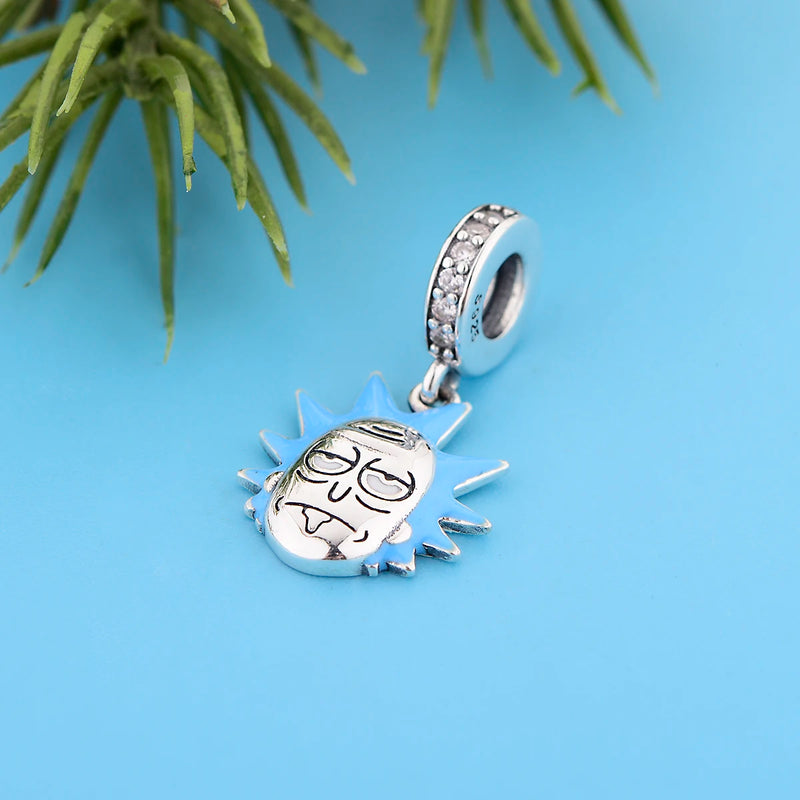 925 Sterling Silver Pan Charms Bracelet Nobody Exists Purpose Bead