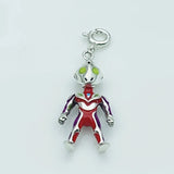 925 Silver Red Enamel Robot Charms Bracelet Clip