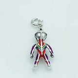 925 Silver Red Enamel Robot Charms Bracelet Clip