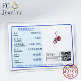 925 Silver Red Rocket Space Galaxy Bead Bracelet Charm