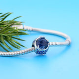 925 Sterling Silver Zircon Charms Bracelet for Berloque Making