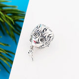 925 Silver Scissors Boy Head Bead for Halloween Bracelet