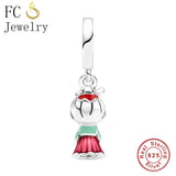 925 Silver Girl with Korea Dress Bead for Bracelet Making