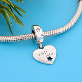 925 Silver You Did It Star Bead Bracelet Charms
