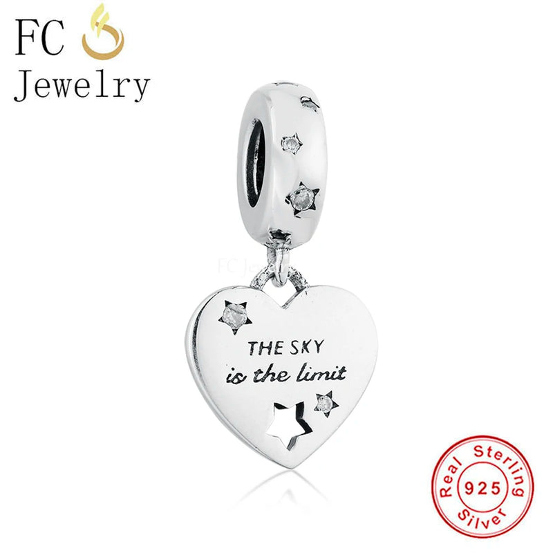 925 Silver You Did It Star Bead Bracelet Charms