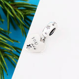 925 Silver You Did It Star Bead Bracelet Charms