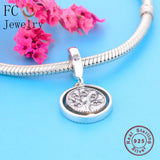 925 Sterling Silver Family Tree Bracelet Necklace Charm