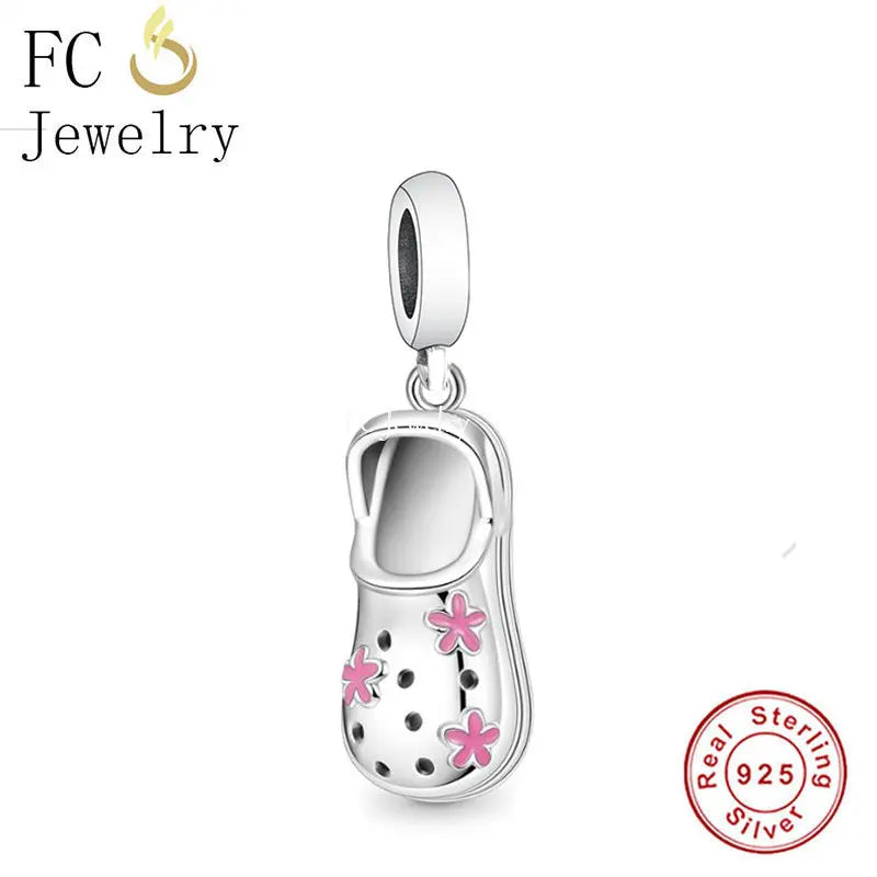 Real 925 Sterling Silver Charms Bracelet DIY