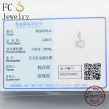 Double Heart Shape Beads Necklace Pendant for Jewelry Making