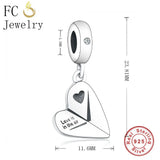 925 Silver Enamel Sea Mickey Cross Ring Coffee Cup Beads DIY Berloque