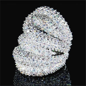 Zircon Charm Ladies Ring Engagement Wedding Lover Gift