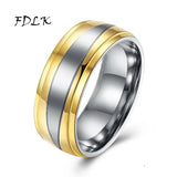 Stainless Steel Anniversary Wedding Ring for Men