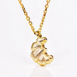 FEEHOW Croissant Charm Necklaces for Women Geometry Neckalce