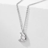 FEEHOW Croissant Charm Necklaces for Women Geometry Neckalce