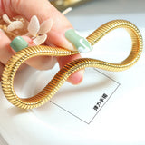 FEILIN Stainless Steel Plated Bracelet for Women