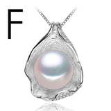 10-11MM Freshwater Pearl Necklace Bohemian Ruby 925 Silver Pendant