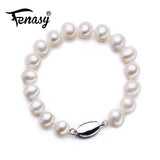 925 Sterling Silver Bracelet Freshwater Pearl Jewelry